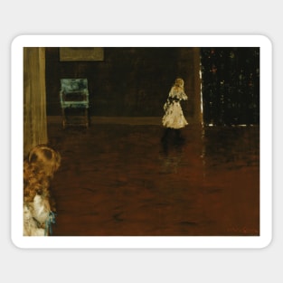 Hide and Seek by William Merritt Chase Sticker